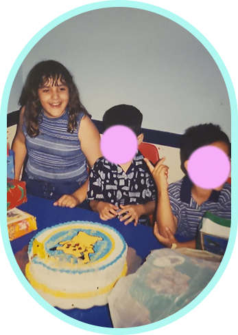 Childhood memory with Pokemon cake